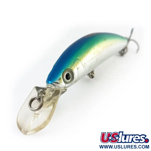 Yo-Zuri Tx-minnow Jr Sinkender Wobbler, Blau/Grün/Chrom, 10g, #10960
