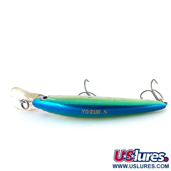 Yo-Zuri Tx-minnow Jr Sinkender Wobbler, Blau/Grün/Chrom, 10g, #10960