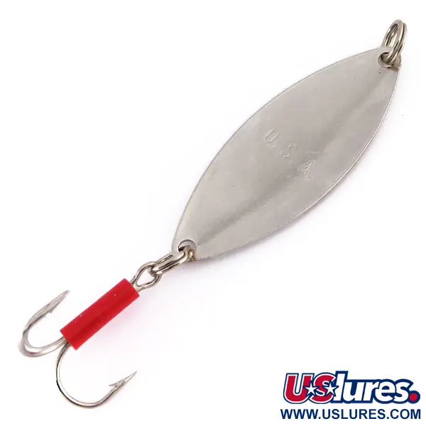 Mepps Spoon 2 Blinker, Nickel / Rot, 9g, Prismen-Inlay, #10005