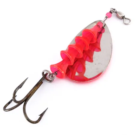 Luhr Jensen TEE Spoon 5 UV Blinker, Nickel / Orange, 12g, UV, #10011