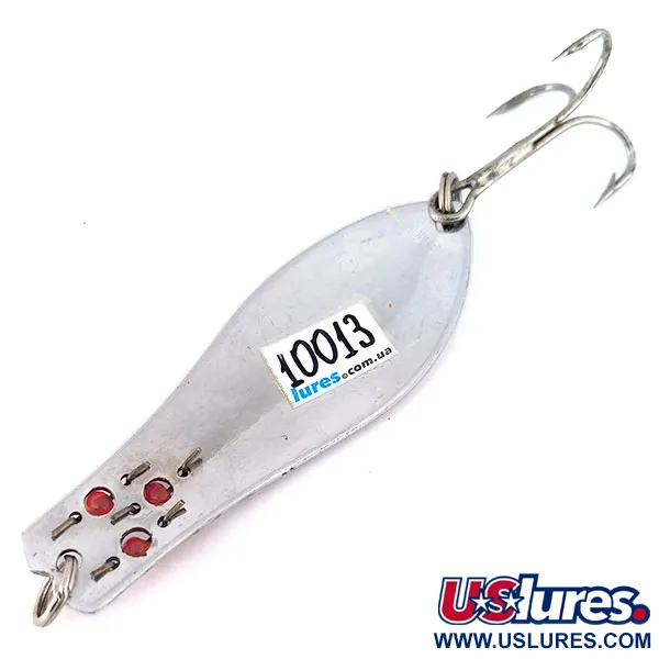 Herter's Canadian Spoon Blinker, Nickel/Rot, 10g, Perlen, #10013