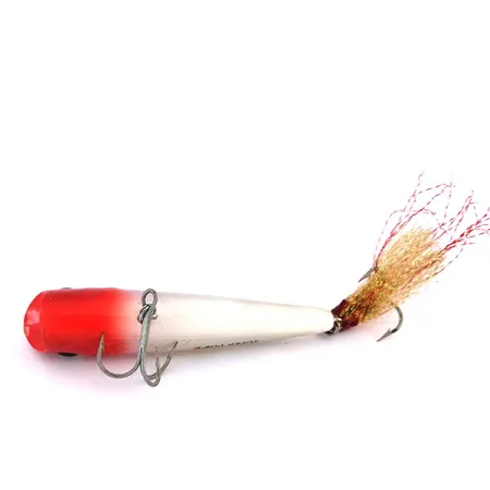 XCalibur Excalibur Super Pop-R Topwater, Silber-Rot, 10g, Federn, #10014