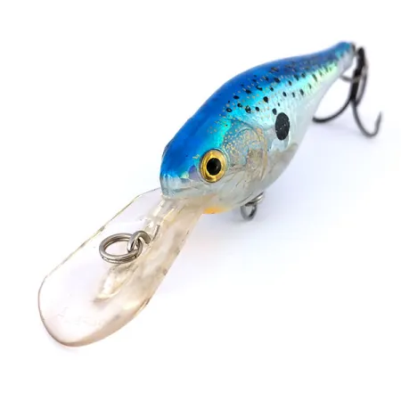 Rapala Glass Shad Rap Wobbler, Blau-Silber, 9g, schwebend, #10028