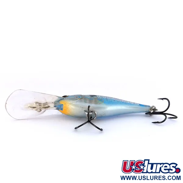 Rapala Glass Shad Rap Wobbler, Blau-Silber, 9g, schwebend, #10028