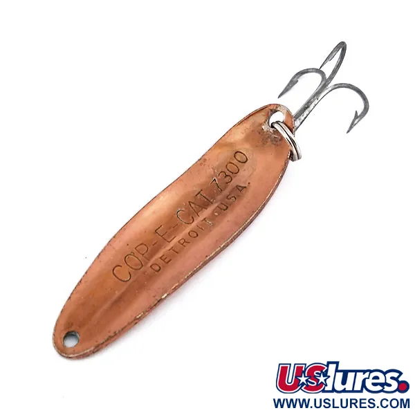 Dardevle Cop-E-Cat 7300 Blinker, Gehämmertes Kupfer, 10g, #10055