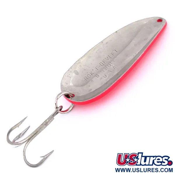 Eppinger Dardevle Rok't Devlet UV Blinker, Rot/Schwarz/Nickel, 35g, #10062