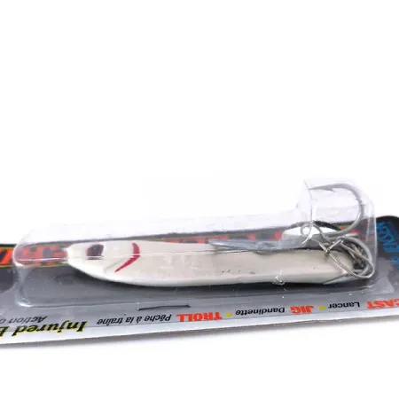 Luhr Jensen Crippled Herring Pilker, Rosa Perle, 42g, Drilling, #10071