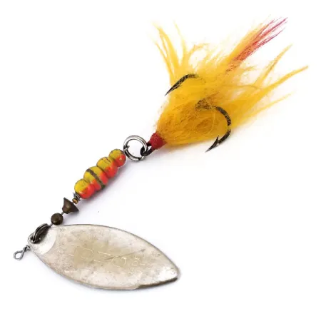 Mepps Aglia Long 4 Dressed Spinner, Silber, 17g, Weidenblatt, #10073