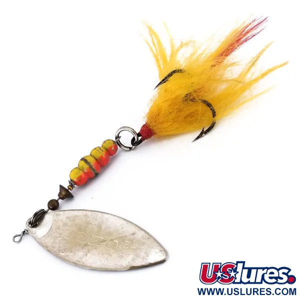 Mepps Aglia Long 4 Dressed Spinner, Silber, 17g, Weidenblatt, #10073