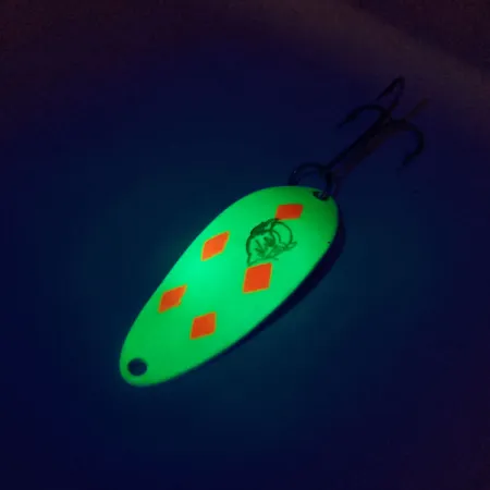 Eppinger Dardevle Devle Dog 5300 UV Blinker, Gelb/Rot, 10g, UV, #10084