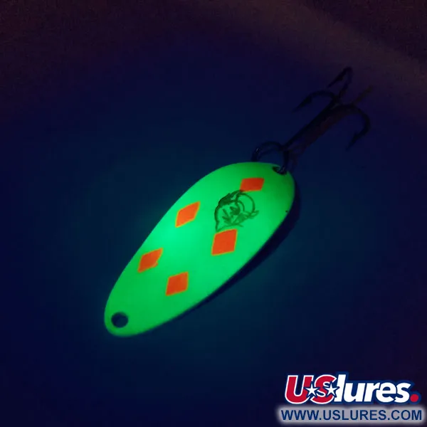 Eppinger Dardevle Devle Dog 5300 UV Blinker, Gelb/Rot, 10g, UV, #10084