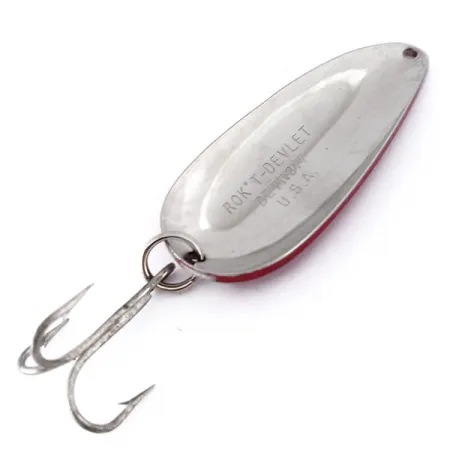 Eppinger Dardevle Rok't Devlet Blinker, Rot/Weiß/Nickel, 35g, #10109