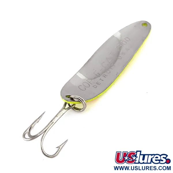 Dardevle Cop-E-Cat 7300 UV Blinker, Gelb/Rot/Nickel, 10g, UV, #10110