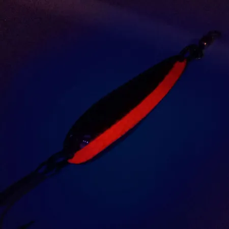 Luhr Jensen Krocodile Die #4 UV Blinker, Messing/Orange, 14g, #10111