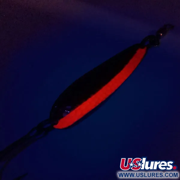 Luhr Jensen Krocodile Die #4 UV Blinker, Messing/Orange, 14g, #10111