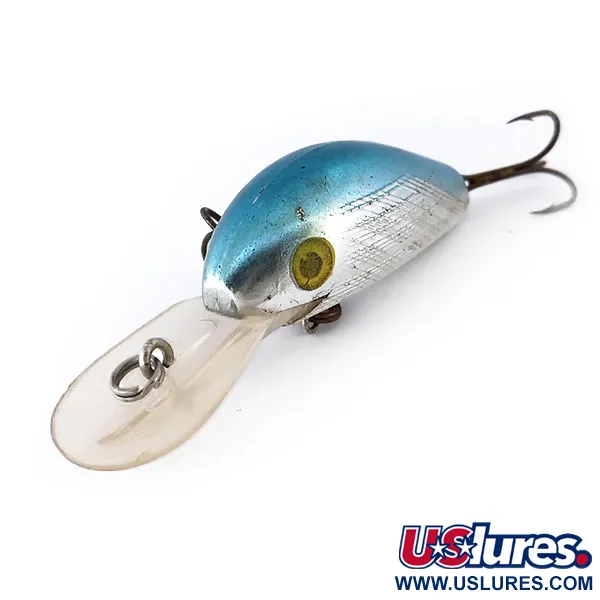 Rebel Humpy tieflaufender Wobbler, Blau/Silber, 10g, Rassel, #10122