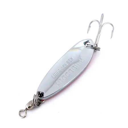 Luhr Jensen Krocodile Blinker, Nickel / Orange, 9g, Weitwurf, #10125