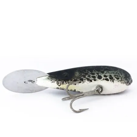 Burke Little Big Dig Crankbait, Schwarz-Weiß, 7g, Vintage, #10129