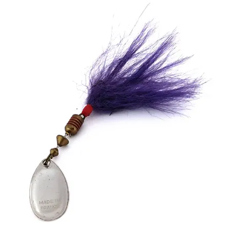 Mepps Aglia 2 dressed Spinner, Silber, 4,7g, Bucktail, #10130