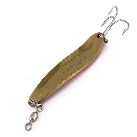 Luhr Jensen Krocodile Die #4 UV Blinker, Gold/Orange, 21g, UV, #10159