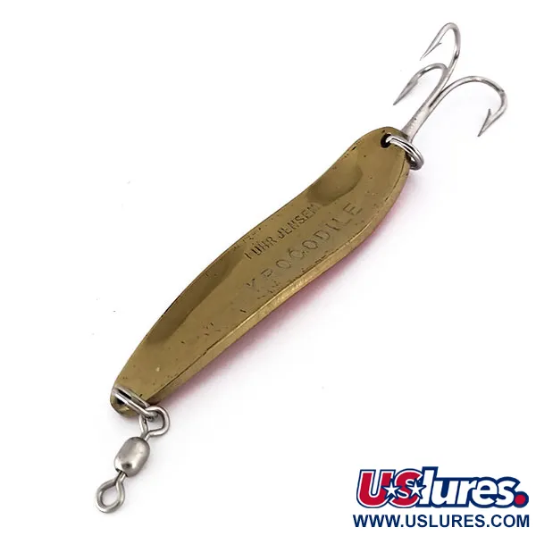 Luhr Jensen Krocodile Die #4 UV Blinker, Gold/Orange, 21g, UV, #10159