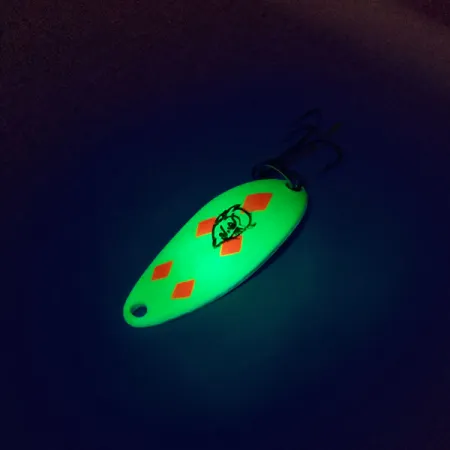 Eppinger Dardevle Devle Dog 5200 UV Blinker, Gelb/Rot/Nik, 7g, #10162