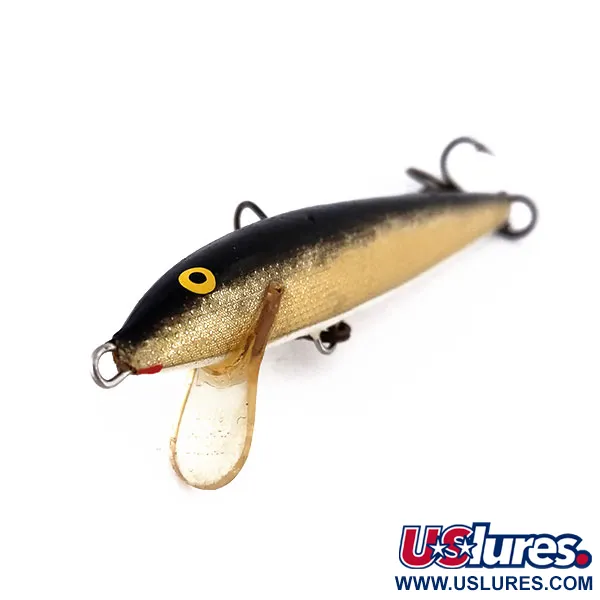Rapala Original Floater F9 Wobbler, G (Gold), 4g, Balsaholz, #10171