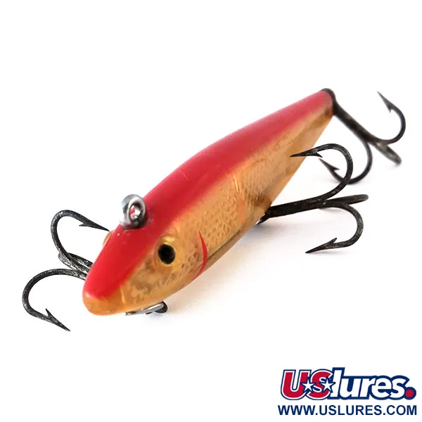 L&S Bait MirrOlure 52M Original Twitchbait, Gold/Rot, 14g, #10172