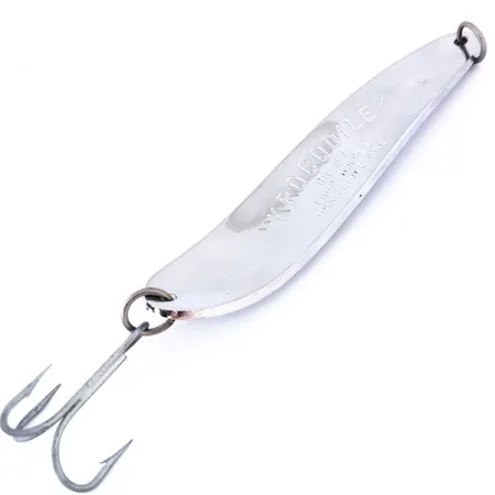 Luhr Jensen Krocodile Die #7 Blinker, Nickel, 94g, Weitwurf, #10186