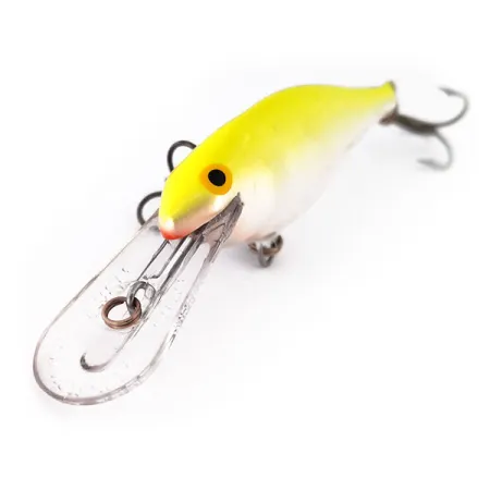 Rapala Shad Rap Deep Runner 07 Wobbler, Chartreuse, 8g, Balsa, #10188