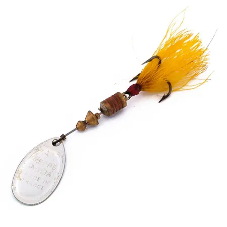 Mepps Aglia 2 dressed Spinner, Grün Metallic, 4,7g, Drilling, #10197