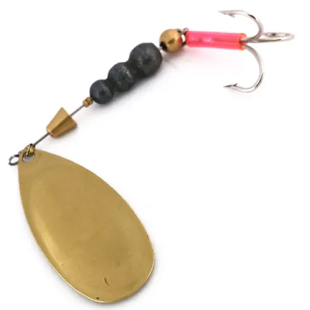 Vintage Mepps Comet 5 Spinner, Messing, 8cm, Pink Attractor, #10199