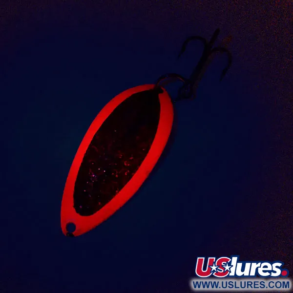 Dardevle Devle Dog 5400 Blinker, Fluo-Rot/Nickel, 14g, Glow, #10211