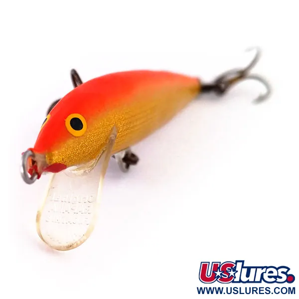 Rapala Original Floater F7 Wobbler, Orange Gold, 4g, Balsa, #10216