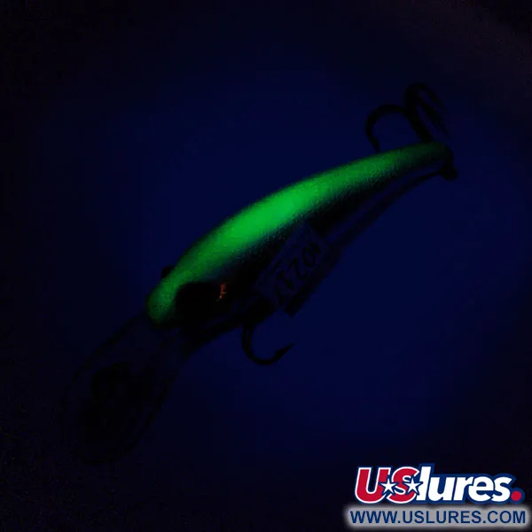 Cotton Cordell Wally Diver Wobbler, Silber/Chartreuse, 7g, Glow, #10217
