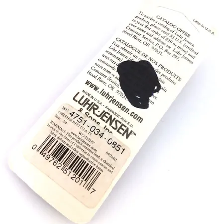 Luhr Jensen Crippled Herring Pilker, Fire Red, 21g, Zusatzblatt, #10235