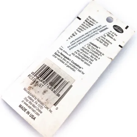 Renegade Crystalina Spoon Blinker, Gold-Orange gehämmert, 11g, #10239