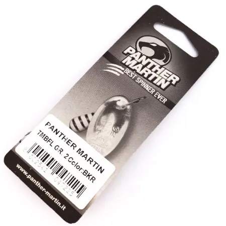 Panther Martin 2 Spinner, Schwarz / Rot, 2,5g, Punktmuster, #10247