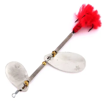 Panther Martin Simplex Tandem Con Mosca Spinner, Nickel/Rot, 6g, #10620