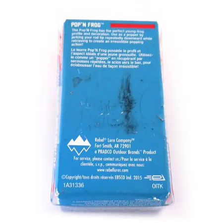 Rebel Pop'N Frog Popper, Froschgrün, 7g, Hohlmaul, #10286