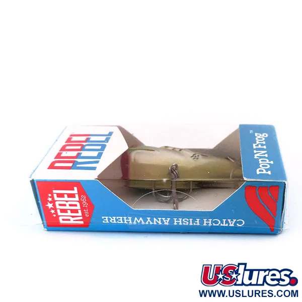 Rebel Pop'N Frog Popper, Froschgrün, 7g, Hohlmaul, #10286