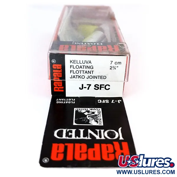 Rapala Jointed J-7 Wobbler, SFC, 4g, Hand-Tuned, #10317