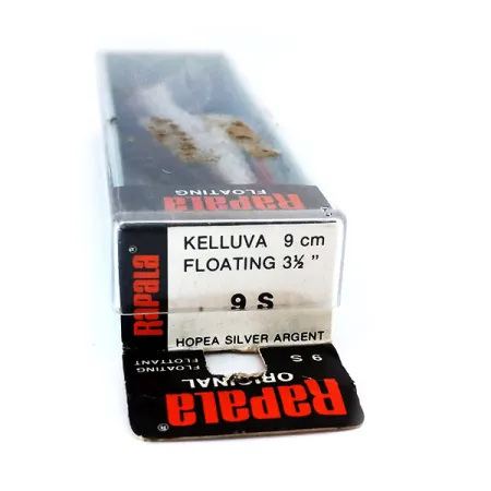 Rapala Original Floater F9 Wobbler, S (Silver), 4g, Balsaholz, #10319