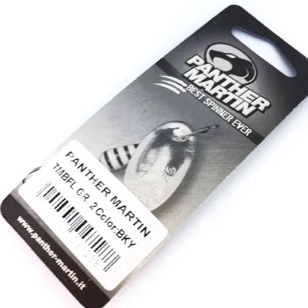 Panther Martin 2 Spinner, Schwarz/Gelb, 2.5g, Direktrotierendes Blatt, #10324