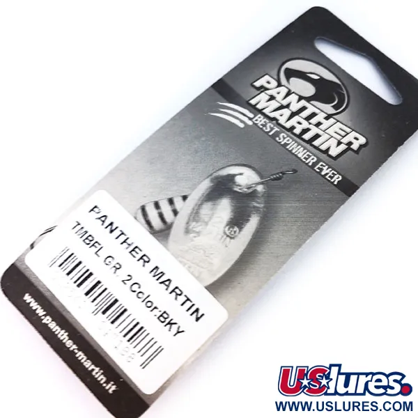 Panther Martin 2 Spinner, Schwarz/Gelb, 2.5g, Direktrotierendes Blatt, #10324