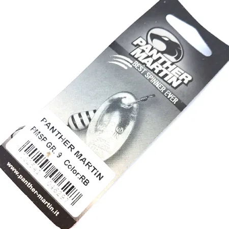 Panther Martin 9 Spinner, Schwarz/Rot, 9g, Achsen-Montage, #10326