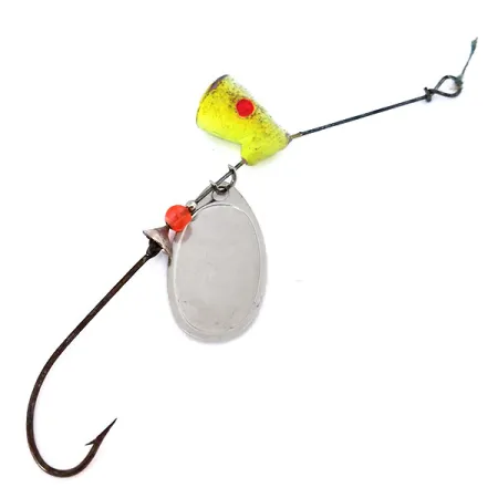 Tiny Teaser Royal Canadian Spinner, Nickel / Gelb, 17g, #10348