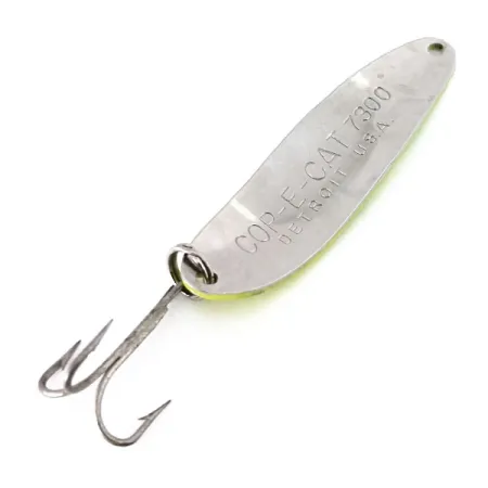 Dardevle Cop-E-Cat 7300 UV Blinker, Gelb/Grün/Nickel, 10g, UV, #10360