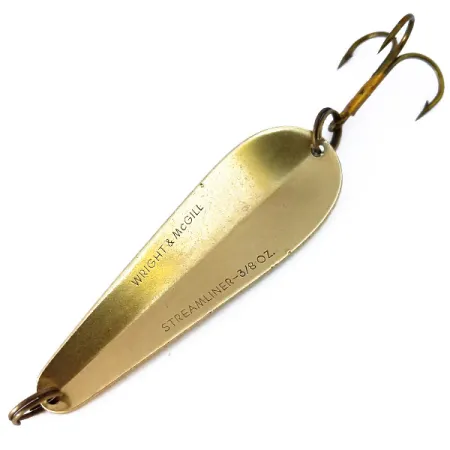 Wright & McGill Streamliner Blinker, Messing, 11g, Weitwurf, #10364