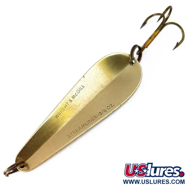 Wright & McGill Streamliner Blinker, Messing, 11g, Weitwurf, #10364